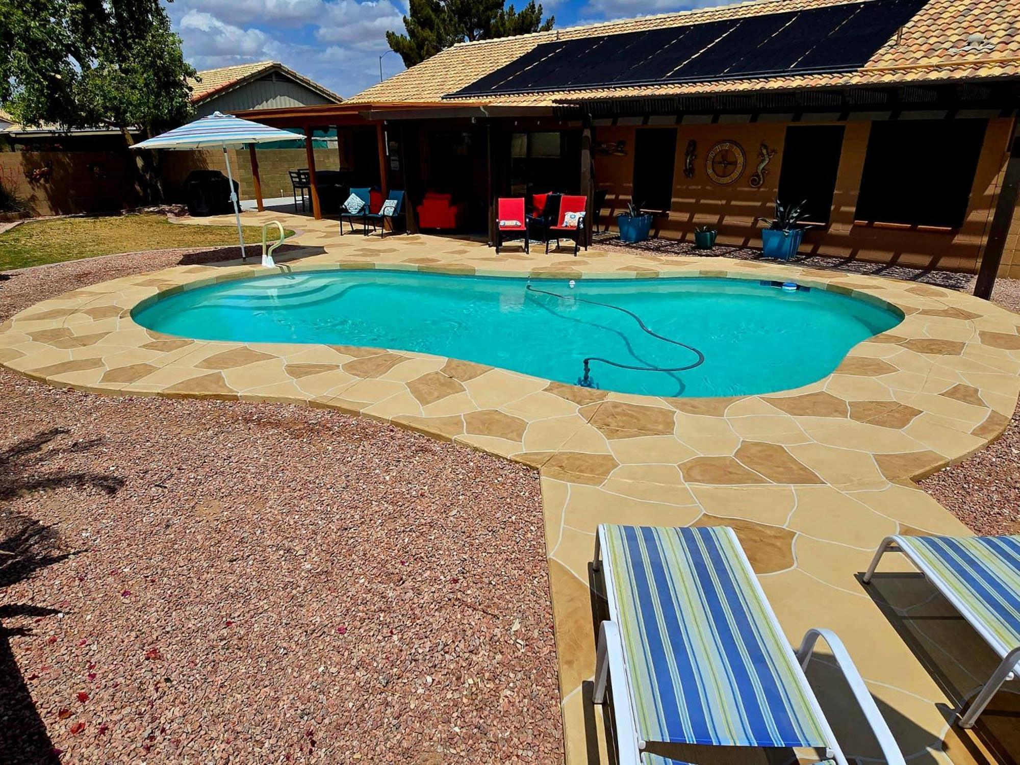 Cozy Home With Pool, Fire Table, Bbq, Rv Parking Mesa Kültér fotó